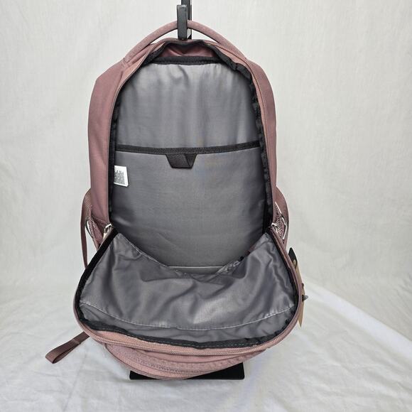 The North Face Women's Pivoter Backpack Twilight Mauve / Emberglow Orange NWT - Picture 3 of 16